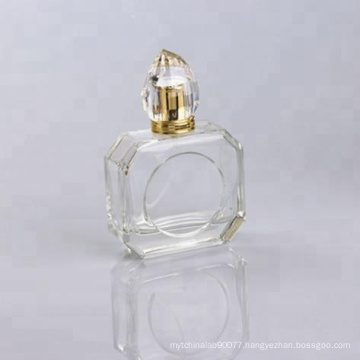 100ml empty glass perfume bottle design